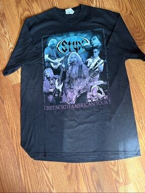 Styx 2012 North American Tour Black Graphic Tee